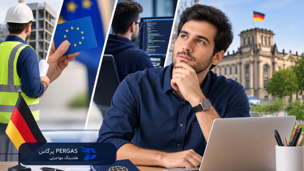 ویزای کاری آلمان بدون مدرک زبان